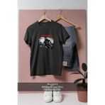 Oversize Sons Of Anarchy Series Tasarımlı Unisex T-Shirt - Siyah - XL