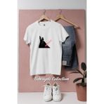 Oversize Star Wars Darth Vader, Anakin Tasarımlı Unisex T-Shirt - Beyaz