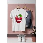 Oversize Sweet Cherry Tasarımlı Unisex T-Shirt