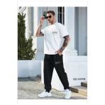 Oversize The Happiest Baskılı Erkek Eşofman Takımı Sohype