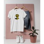 Oversize The Karate Kid Johnny Tasarımlı Unisex T-Shirt - Beyaz