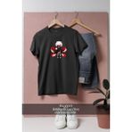 Oversize Tokyo Ghoul Anime Ken Kaneki Tasarımlı Unisex T-Shirt - Siyah