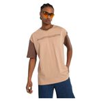 Oversize tşört düz yaka%100 pamuk (KREM KAHVE İNSPRE, S)