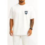 Oversize Türk Hava Kuvvetleri Cep Tasarımlı Unisex T-Shirt
