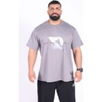 Oversize - Your Tshirt Piece Erkek Rahat Kalıp Sporcu Tişört - Fitness & Spor Giyim - %100 Pamuklu Kumaş - XL - Gri