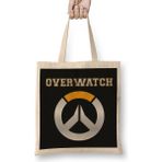 Overwatch For Heroes Logo Bez Çanta Uzun Saplı - Açık Bej - 40 X 40