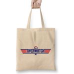 Overwatch Top Gun Logo Bez Çanta Uzun Saplı - Açık Bej - 40 X 40