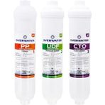 Overwater Kapalı Kasa Su Arıtma Cihazı 3 Lü Inline Filtresi Seti Aşamalı (Membransız Set) Fın - Çok Renkli