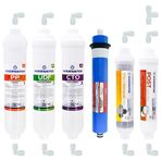 OverWater Kapalı Kasa Su Arıtma Cihazı 6 lı Inline Filtresi Seti 10 Aşamalı Özel Sarım Membran Filtre