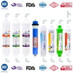 OverWater Kapalı Kasa Su Arıtma Cihazı 8 li Inline Filtresi Seti 12 Aşamalı Özel Sarım Membran Filtre