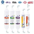 OverWater Overwater Kapalı Kasa Su Arıtma Cihazı 5 ’li Inline Filtresi Seti Aşamalı ( Membransız Set ) Fin50m