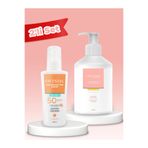 Ovinda Hassas Ciltler İçin Yüz Yıkama Jeli + SPF 50 Tinted Güneş Kremi