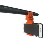 Ovis Outdoor 12 Kalibre Otomatik Yivsiz Tüfek Uyumlu Telefon Namlu Bağlantı Adaptörü ve Pikatini Bağlantı Aparatı - Turuncu