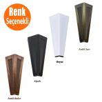 Ovit Desenli Mobilya Koltuk Baza Sehpa Masa Ayagi Metal Ayak 14 Cm