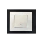 Ovivo - Grano Light Anahtar Mekanizma+Çerçeve (Beyaz) 600-000217-205