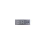 OVİVO Ovivo Grano Füme Üçlü Set Tv, Priz, Nümeris (TELEFON)