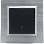 Ovivo Quantum Gümüş Light Anahtar Çerçeveli - 1 Adet