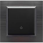 Ovivo Quantum Inox Light Anahtar Çerçeveli - 1 Adet