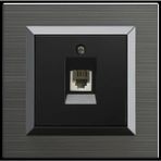 Ovivo Quantum Inox Nümeris Telefon Prizi Cat3 Çerçeveli - 1 Adet