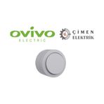 Ovivo Xone Gri Tekli Anahtar Sıva Üstü