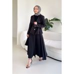 Ovn. Viviana Ceket Etek Takım - Siyah