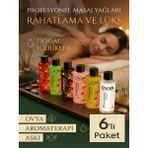 Ovya Aramoterapi Naturel Masaj Yağı Seti 6X250ML - Şeffaf