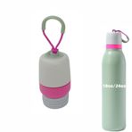 Owala FreeSip Twist Yalıtımlı Paslanmaz Çelik 18 oz 24 oz Su Şişesi (Gül Kırmızısı) ile Uyumlu Yedek Kapak