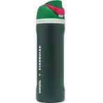 Owala + Starbucks Pipetli Termos Özellikli Yeşil Su Şişesi Limited Edition 710ML - Pembe