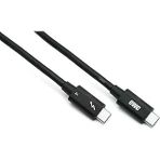 Owc - 2,0 M Thunderbolt 4 / Usb-C Kablosu - Tüm Thunderbolt 3 4, Usb-C Usb4 Cihazları Için Tam Fonksiyonel, 40 Gb/S'ye Kadar, 100 Watt, 20 V/5 A, 8K Thunderbolt Veya Usb-C Ekran Ile Uyumlu