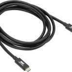 OWC - 2,0 m Thunderbolt 4 / USB-C kablosu - Tüm Thunderbolt 3 ve 4, USB-C ve USB4 cihazları için tam fonksiyonel, 40 Gb/s'ye kadar, 100 Watt, 20 V/5 A, 8K Thunderbolt veya USB-C ekran ile uyumlu