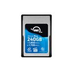 OWC 240GB Atlas Pro Yüksek Performanslı Cfexpress 4.0 Tip A Hafıza Kartı Profesyonel Sınıf, 1850MB/s'ye kadar Okuma ve 1700MB/s Yazma Hızı