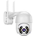Owies 2mp 1080P Hd Gözetleme Kamerası 4x Dijital Zoom, Led, Wifi/ethernet Kablosu, A8L, Icsee App, Sd Kart (128G'YE Kadar)/bulut Depolama, Beyaz