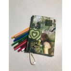 Owl Bag Bez Kalemlik - Cüzdan Fairycore Aesthetic Desenli Tasarım Yumuşak Kumaş 13 x 20 cm