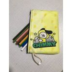 Owl Bag BTS-BT21 -Kpop Chimmy Desenli Tasarım Bez Kalemlik - Cüzdan