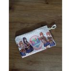 Owl Bag Doki Doki Literature Club Beyaz- Puantiye Fon Desenli Tasarım Bez Kalemlik-Cüzdan