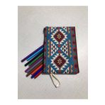 Owl Bag Etnik Otantik Kilim Desen No 3 Tasarım Bez Kalemlik-Cüzdan