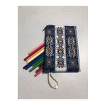 Owl Bag Etnik Otantik Kilim Deseni Tasarım Bez Kalemlik-Cüzdan