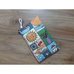 Owl Bag Good Things Desenli Tasarım Bez Kalemlik-Cüzdan