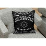 Owl Bag Gotik Ruh Çağırma Tahtasi Ouija Desenlı Kare Yastık Kılıfı - Renkli - 43 x 43