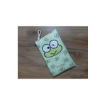 Owl Bag Keroppi Sevimli Kurbağacık Desenli Tasarım Bez Kalemlik-Cüzdan
