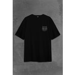 Owl Baykuş Üzgün Kız Güçlü Kadın Sırt Ön Baskılı Oversize Tişört Unisex T-Shirt