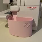 Owl Global Singer Uyumlu Overlok Makinası Çöp Kutusu Atık Fire Kabı 14SH654 14SH754 14HD854 HD0405S S010L - Pembe