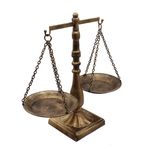 Owlgift Vintage Stil Metal Terazi Takı Teşhir Tepsisi Kozmetik Organizatör Depolama, Bronz