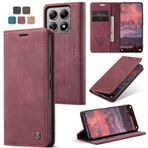 owlhold Xiaomi Redmi 14C Kılıf Redmi 14C Kılıf Premium PU Deri Cüzdan Kapaklı Kitap [Darbeye Dayanıklı] [Şövale Kartı] Xiaomi Redmi 14C 5G için Kılıf - Şarap Kırmızısı