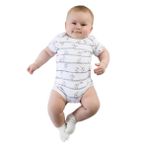 Owli Bebek Body Kısa Kol Early Birds Beyaz 18 Ay