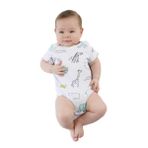 Owli Bebek Body Kısa Kol Zoo Zoo Mint Yeşili 12 Ay