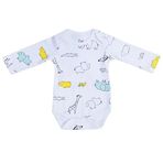 Owli Bebek Body Uzun Kol Zoo Zoo Mint Yeşili 12 Ay