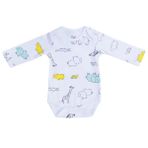Owli Bebek Body Uzun Kol Zoo Zoo Mint Yeşili 6 Ay