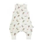 Owli Lovelayers 2 Kat Müslin Ayaklı Uyku Tulumu Forest - Ekru - 3 - 4 Yaş