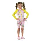 Owli Sunsafe Uv Korumalı Swimsuit Mayo Flamingo - 4 - 5 Yaş - Pembe